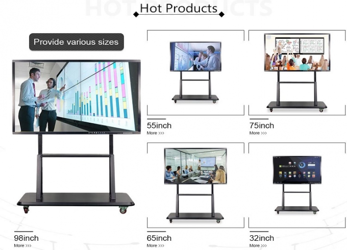 Classroom Interactive Screens For Education 86 Inch Large LED Infrared IR Touch Screen