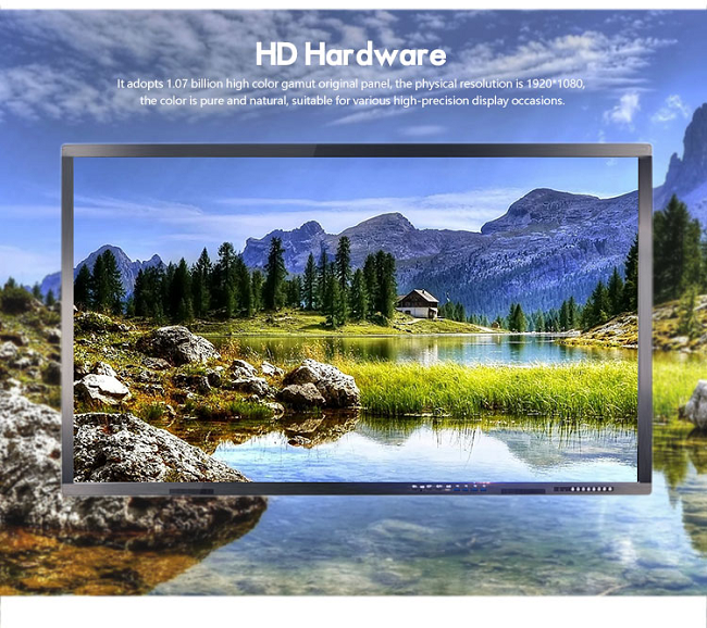 1920 X 1080  Large Format Touch Screen , Infrared Frame Interactive Tv Screen