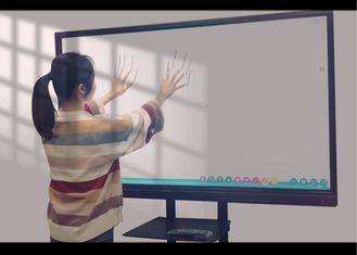 China Interactive Touchscreen Whiteboard Display , Classroom Touch Screen Black Aluminum Frame supplier