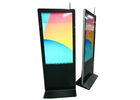 IR TouchScreen Floor Standing LCD Advertising Display Fullscreen View Durable
