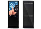 IR TouchScreen Floor Standing LCD Advertising Display Fullscreen View Durable