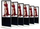 Remote Control Floor Standing LCD Advertising Display 1920 * 1080 Resolution