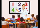 Custom 86 Inch Interactive Screens display For Education Intelligent Screen Protection Function
