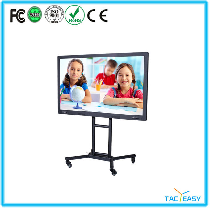 4K Resolution LED Interactive Touch Screen Monitor Dual System For Business