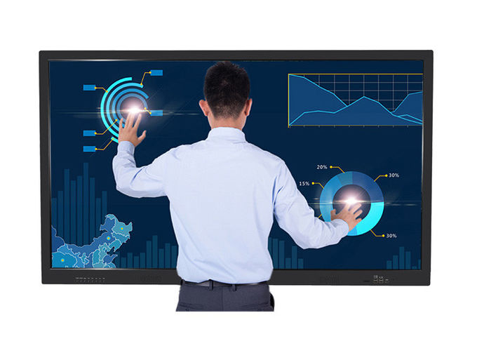 Custom 86 Inch Interactive Screens display For Education Intelligent Screen Protection Function