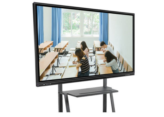 Narrow Aluminum Frame Interactive displays Touch Screen Monitor 65 Inch For School