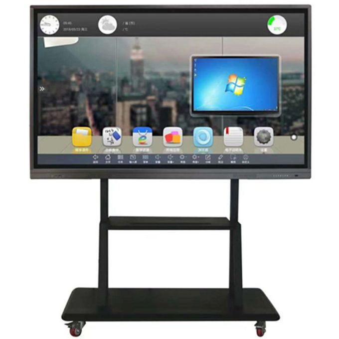 Narrow Aluminum Frame Interactive displays Touch Screen Monitor 65 Inch For School