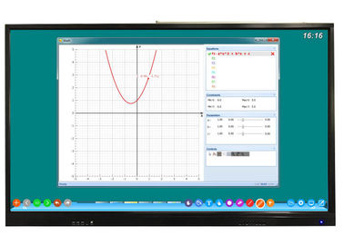 China 2GB DDR3 RAM 65 Inch Interactive Screens For Education Flat Panel Touch Monitor factory