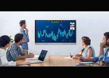 China High Brightness Interactive Touch Screen Daul System Windows &amp; Android Low Radiation factory